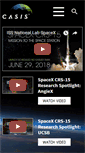 Mobile Screenshot of iss-casis.org